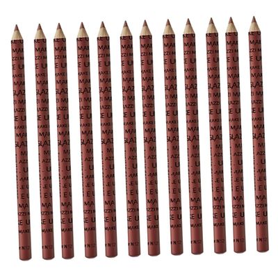 Beaupretty 12pcs Color Lip Liner Pencil Set for Women Smooth Application Long-lasting Matte Finish Versatile Lip Cosmetic Supplies