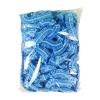 100pcs/set Disposable Shower Caps Plastic Waterproof Headgear Pink Spa Salon Hotel Hair Dye Women Elastic Hair Cap Bathroom (Color : 100pcs-blue, Size : Medium) view 1