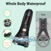 Electric Foot Callus Remover- Long Service Time, Rechargeable Electronic Foot File- Ideal Gift, Professional Pedicure Tools, Waterproof Foot Scrubber, Pedicure Kit Feet Care for Dead Skin (Black) view 3