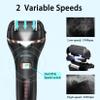 Electric Foot Callus Remover- Long Service Time, Rechargeable Electronic Foot File- Ideal Gift, Professional Pedicure Tools, Waterproof Foot Scrubber, Pedicure Kit Feet Care for Dead Skin (Black) view 4