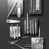19 in 1 Stainless Steel Manicure Set Professional Nail Clipper Kit of Pedicure Tools Ingrown ToeNail Trimmer (White Dinosaur Doodle4) view 2