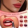 12 Colors Matte Lip Liner Pencil Set - Velvet Smooth, Long Lasting, High Pigmented Brown Lip Liner - Waterproof & Fade Resistant - Professional Makeup Gift Set for Women view 4