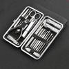 19 in 1 Stainless Steel Manicure Set Professional Nail Clipper Kit of Pedicure Tools Ingrown ToeNail Trimmer (D 1pcs) view 4