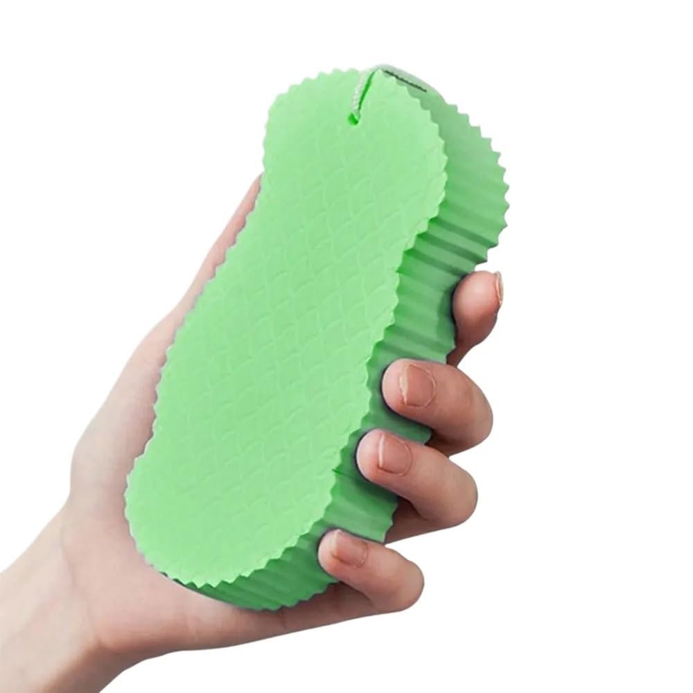 1PC Sponge Children's Bath Sponge Body Peeling Dead Skin Exfoliating Massager Cleaning Bath Brush Exfoliating (Color : Green)