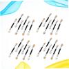 Angoily 30pcs Double-headed Eyeshadow Brush Lightweight Aluminum Tube Latex Applicators for Women for Travel Daily Use and Makeup Application view 4