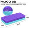 6Pcs Professional Pedicure Foot Pumice Stone for Feet Skin Callus Remover and Scrubber for Dead Skins Sided view 2