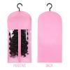 12PCS Wig Storage Wig Bags Storage with Hanger Hair Extension Holder Wig Hanger for Multiple Wigs Hair Extension Hanger Wig Holder Hair Extension Storage Hair Extensions, Wigs & Accessories (PINK) view 2