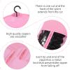 12PCS Wig Storage Wig Bags Storage with Hanger Hair Extension Holder Wig Hanger for Multiple Wigs Hair Extension Hanger Wig Holder Hair Extension Storage Hair Extensions, Wigs & Accessories (PINK) view 4