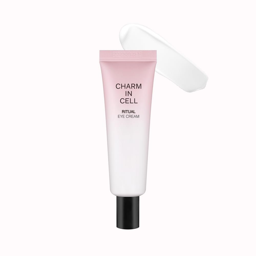 CHARMZONE Charm-in-Cell Ritual Eye Cream, Triple Peptide & Niacinamide for Firming, Hydration & Brightening Care, Rich Yet Non-Greasy, K-Beauty Anti-Aging Eye Moisturizer, 1.01 oz