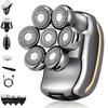 EKHOU Head Shavers for Bald Men, 6 in 1 Men's Electric Head Shaver Razor Rechargeable Cordless Hair Shaving Razors for Bald Man Waterproof Wet Dry Beard Trimmer view 1