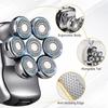 EKHOU Head Shavers for Bald Men, 6 in 1 Men's Electric Head Shaver Razor Rechargeable Cordless Hair Shaving Razors for Bald Man Waterproof Wet Dry Beard Trimmer view 2