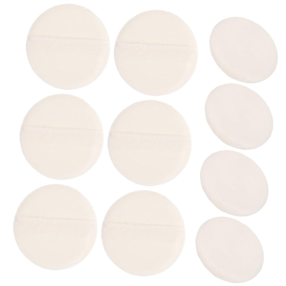 Angoily 12pcs Soft Round Body Powder Puff Applicator Gentle and Washable Blending Tool for Loose Powder Foundation and Makeup Skin-friendly and Reusable