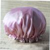 Beatifufu 2pcs Shower Caps for Women Girls Double Layer Hair Protectors Grey Elastic Band Reusable Bath Hats for Spa Cooking and Makeup view 3