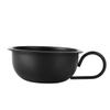 balacoo 3pcs Shaving Mug Bowl Beard Shaving Bowl Shaving Bowl with Handle Shaving Lather Bowl Hair Remover Bowl Razor Bowl Shaving Cream Bowl Shaving Kit Men Hair Dye Bowl Metal, Blackx3pcs view 2