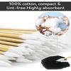 1000 PCS 6" Cotton Swabs - Lint Free Sturdy Cotton Swabs with Bamboo Handle for Gun Cleaning, Makeup, Electronic view 2