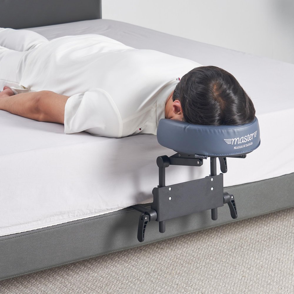 Master Massage Home Use Sleeping Mattress Top Massage Kit-Adjustable Headrest Face Pillow Cradle & Face Cushion Support Bracket,Recovery from Eye Surgery