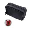 balacoo 3pcs Women Portable Travel Makeup Organizer Bag Compact Cosmetic Storage Multi-compartment Design for Toiletries and Black Red view 3