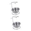 balacoo 2pcs Men Shaving Stand Bowl Razor Brush Holder Stand for Safety Razor Shaving Brush and Bowl view 1