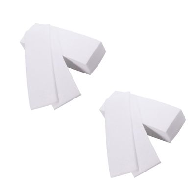 balacoo Non-woven Depilatory Paper for Hair Removal Soft Flexible Wax Strips for Body and Facial Use Strong Adhesive Easy to Operate Skin-friendly
