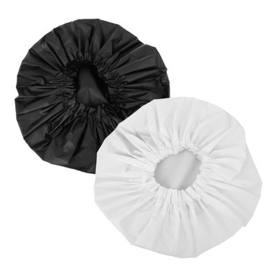 balacoo 2pcs Elastic Shower Caps Silk Hair Bonnets for Deep Conditioning Spa and Bathing Suitable for All Hair Types Comfortable