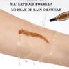 2 Pcs Lightsbetter Waterproof Brow Pen, Lightsbetter Eyebrow, Lightsbetter Waterproof Eyebrow Pen, Tint My 4 Tip Brow Waterproof, 4-Tip Eyebrow Pencil, Microblading Eyebrow Pen (Red brown) view 4