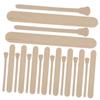 balacoo 100pcs Wooden Wax Applicators for Hair Removal Professional Waxing Sticks Spatulas for Facial Body Waxing for Salons and Home Use Versatile Craft and Tool view 1