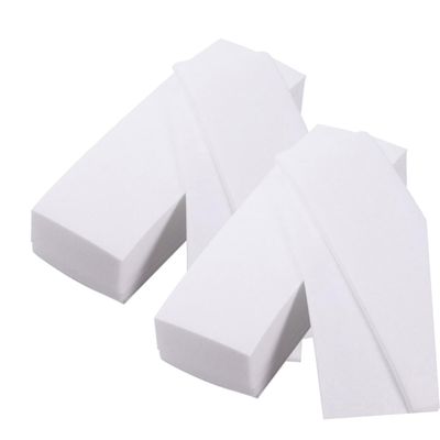 balacoo 2packs Non-woven Hair Removal Wax Paper Strips for Waxing Body Hair Removal Pads