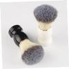 Beatifufu 2Pcs Barber Shaving Brushes Manual Shaving Brushes for Beard Grooming for Home and Use for Wet Shaving and Traditional Shave Routine view 2