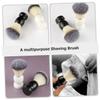 Beatifufu 2Pcs Barber Shaving Brushes Manual Shaving Brushes for Beard Grooming for Home and Use for Wet Shaving and Traditional Shave Routine view 4