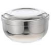 Beatifufu Stainless Steel Shaving Bowl Lid Large Capacity Shaving Soap Bowl for Men Barber Shop view 1