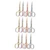 Balacoo Sets Beard Trimming Scissors for Men Mustache Trimmer Scissors Stainless Steel Barber Shop Pcs Random view 1