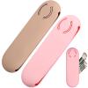 2PCS Silicone Makeup Brush Travel Case, Silicone Makeup Brush Holder Travel Size, Soft Portable Cosmetic Face Holder with Upgrade Anti-Fall Out Magnetic Closure view 1