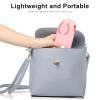 2PCS Silicone Makeup Brush Travel Case, Silicone Makeup Brush Holder Travel Size, Soft Portable Cosmetic Face Holder with Upgrade Anti-Fall Out Magnetic Closure view 2