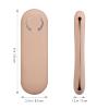 2PCS Silicone Makeup Brush Travel Case, Silicone Makeup Brush Holder Travel Size, Soft Portable Cosmetic Face Holder with Upgrade Anti-Fall Out Magnetic Closure view 3