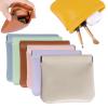 3/4/6/8Pcs Small Zippered Pouch Makeup Bag Faux Leather Snap Closure Organizer Bag Set Storage Purse for Makeup Jewelry Electronic Cables Earphones C view 2