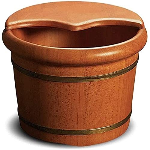 BABYCE Foot Spas for Home Use Massage, Spa, Sauna, SoakHandmade Wooden Footbath Tubs,Foot Bath Wooden Bucket Foot Spa,Sauna Accessories Househ