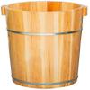 BABYCE Foot Spas for Home Use Solid Wood Foot Tub Smooth and Delicate Pedicure Bucket Foot Bath Foot Barrel Wooden Wood Foot Soaking Bucket Wooden Foot Tub Household Items Decoration Foot Spa view 1