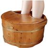 BABYCE Foot Bath Soak Foot Washing Barrel, Foot Bath Barrel, Foot Wooden Tub, Household Footbath, Foot Massage Bucket, Foot Relaxing, Pain Fatigue Relief (Color : B) view 2
