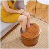 BABYCE Foot Bath Soak Foot Washing Barrel, Foot Bath Barrel, Foot Wooden Tub, Household Footbath, Foot Massage Bucket, Foot Relaxing, Pain Fatigue Relief (Color : B) view 3