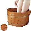 BABYCE Foot Bath Soak Foot Washing Barrel, Foot Bath Barrel, Foot Wooden Tub, Household Footbath, Foot Massage Bucket, Foot Relaxing, Pain Fatigue Relief (Color : B) view 4