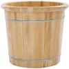 BABYCE Foot Spas for Home Use Foot Bath Barrel Thicken Foot Basin Wooden Smooth and Delicate Pedicure Bucket Foot Bath Foot Barrel Wooden Foot Soaking H (Color : A) view 1