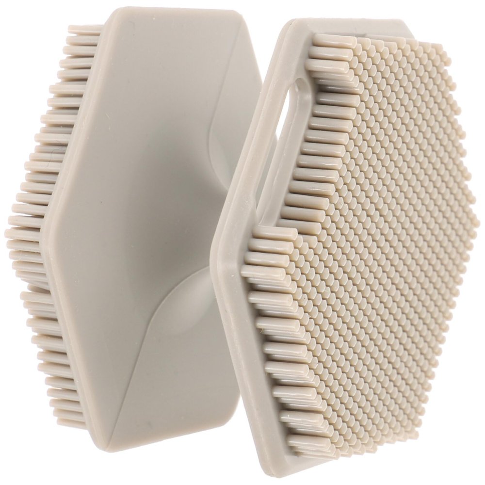 Ipetboom Silicone Facial Cleansing Brush Double-Sided Exfoliator for All Skin Types Gentle Deep Cleansing Exfoliation Versatile Face Scrubber for Daily Use