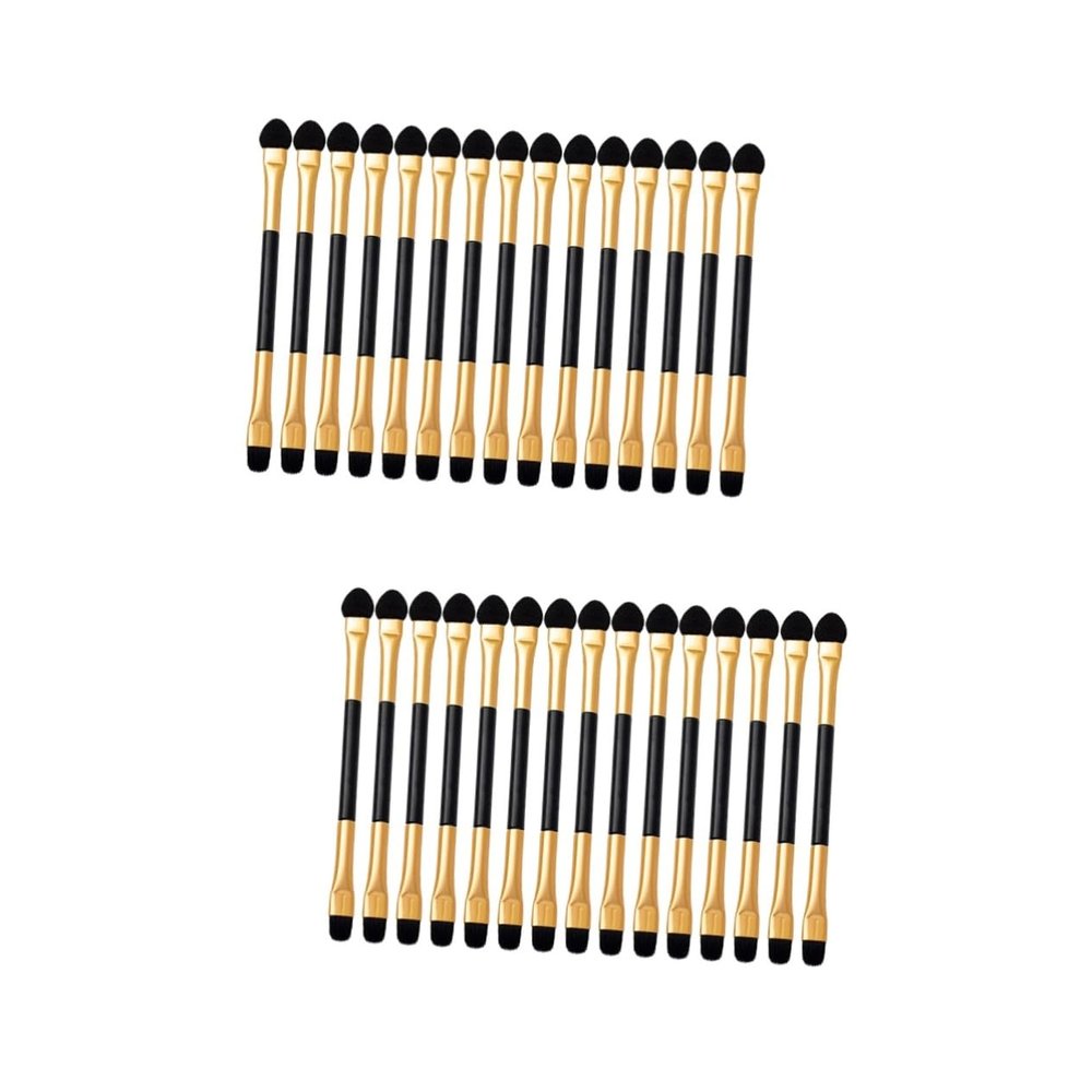 Beaupretty 30pcs Double-sided Eyeshadow Applicators for Eye Makeup Versatile Brushes for Blending and Application for Women Makeup Routine