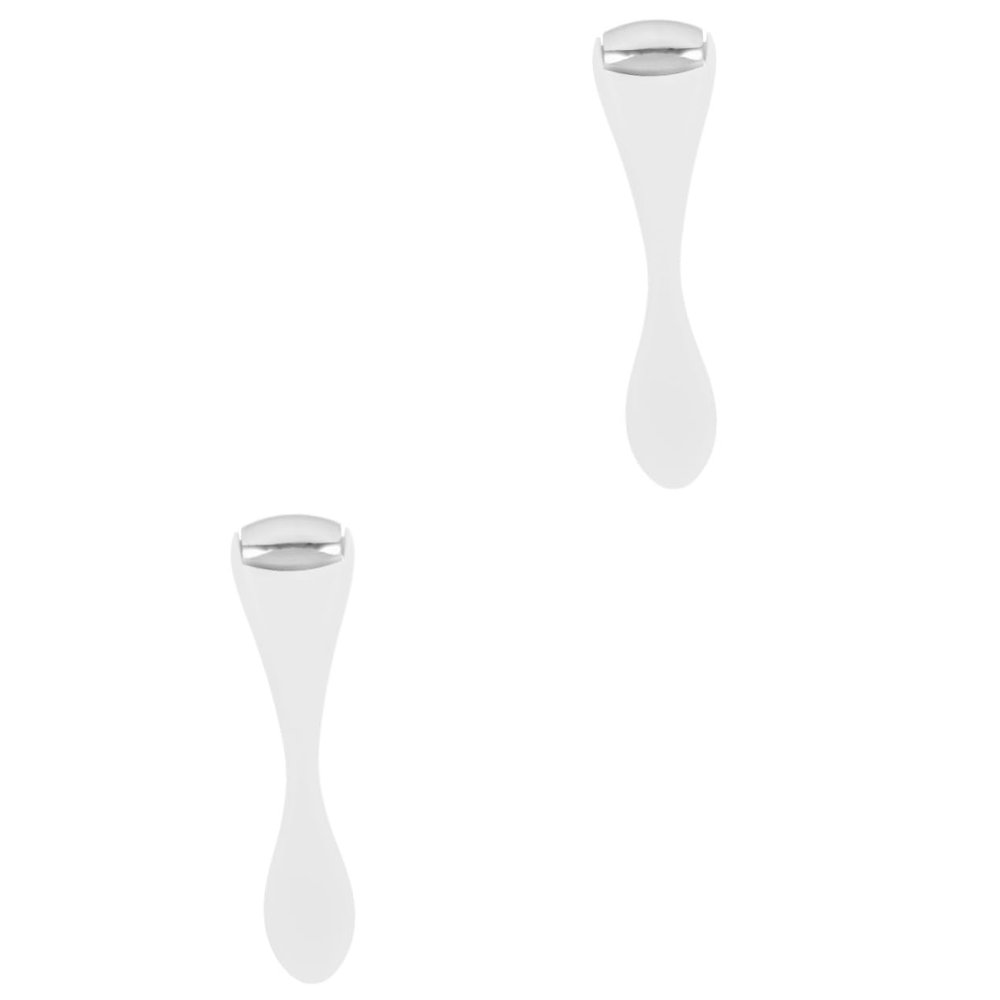 Housoutil 2pcs Eye Cream Roller Device Portable Face Roller Tool for Eye Puffiness Relief Compact Beauty Applicator for Skin Care Routine Circulation Reduces Swelling