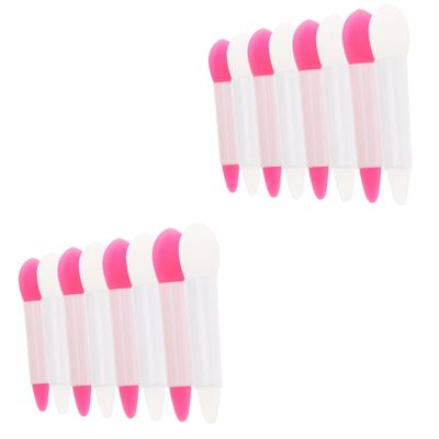 Angoily 32pcs Silicone Makeup Brush Eyeshadow Lip Brush Tool for Women for Daily Professional Use