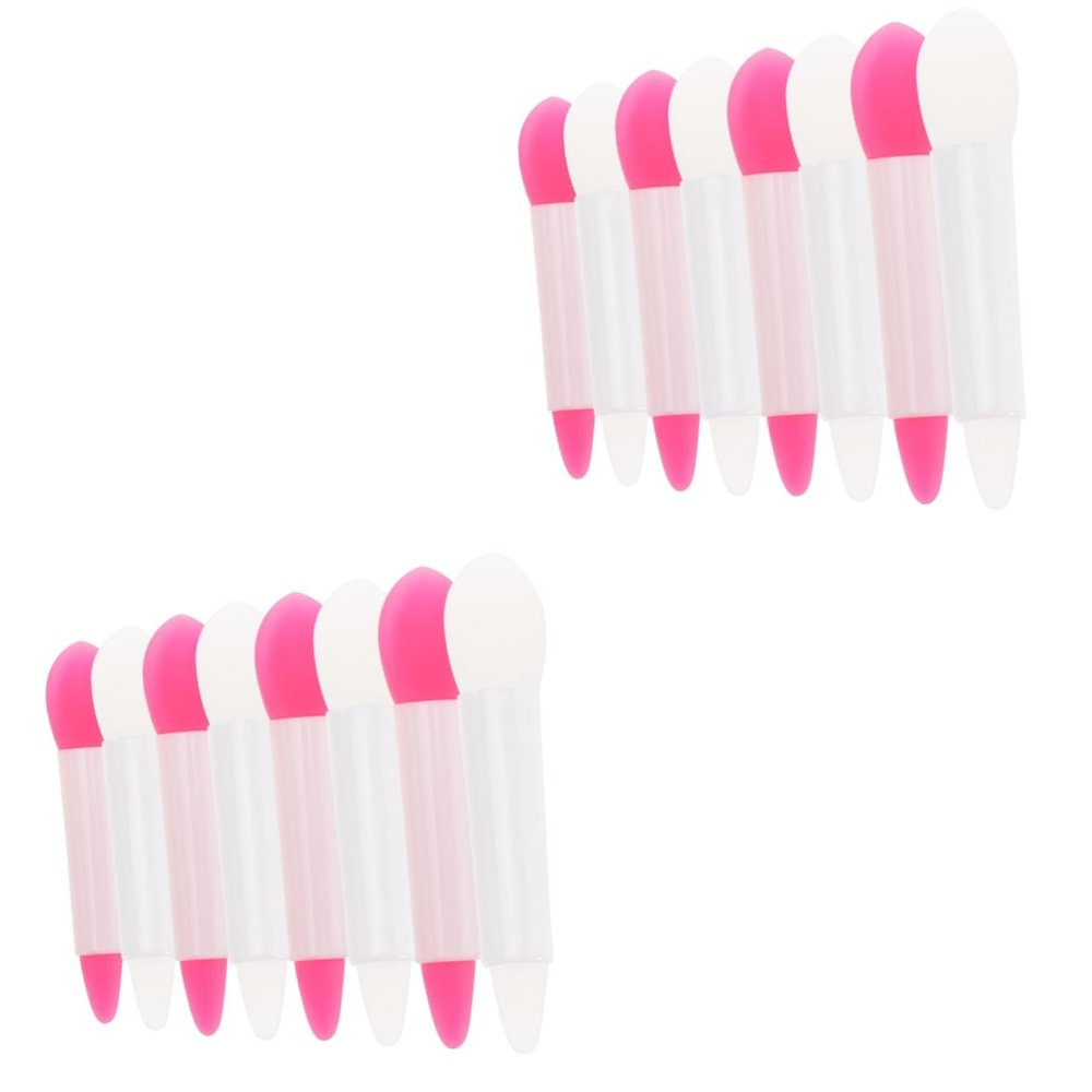 Angoily 32pcs Silicone Makeup Brush Eyeshadow Lip Brush Tool for Women for Daily Professional Use