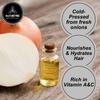 Naturevibe Botanicals Onion Oil 32 oz  100% Pure Cold-Pressed Nourishing Hair & Skin Oil | Sulfur-Rich for Stronger Hair Growth & Scalp Health view 2