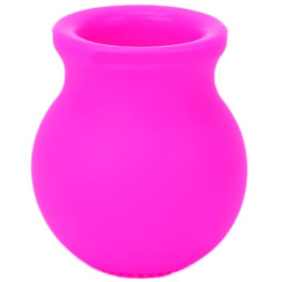 Lip Plumping Enhance, Silicone Lip Plumper Device, Mouth Lips Enlargement Tools with Brush Enhance Lip Shape, Full Lips Tool for Beauty and Massage (Pink)