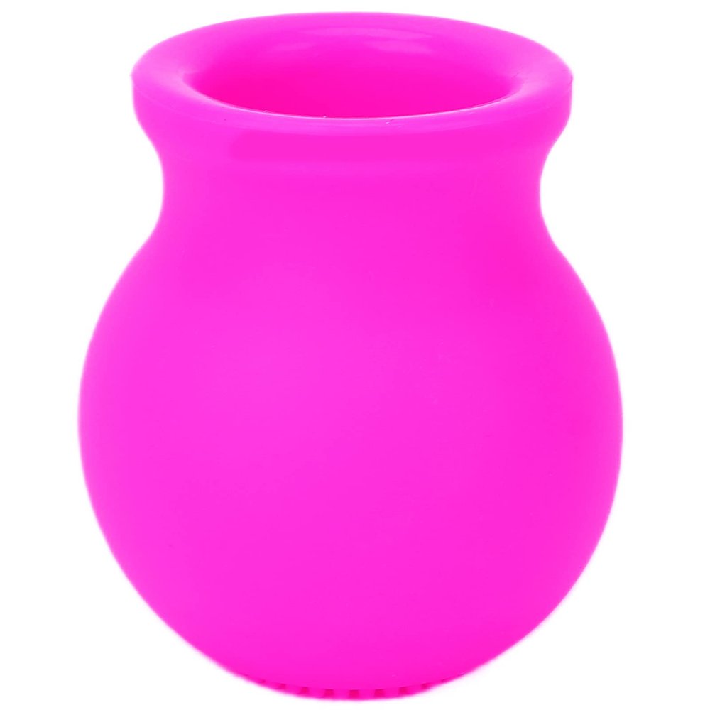 Lip Plumping Enhance, Silicone Lip Plumper Device, Mouth Lips Enlargement Tools with Brush Enhance Lip Shape, Full Lips Tool for Beauty and Massage (Pink)