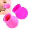 Lip Plumping Enhance, Silicone Lip Plumper Device, Mouth Lips Enlargement Tools with Brush Enhance Lip Shape, Full Lips Tool for Beauty and Massage (Pink) view 3